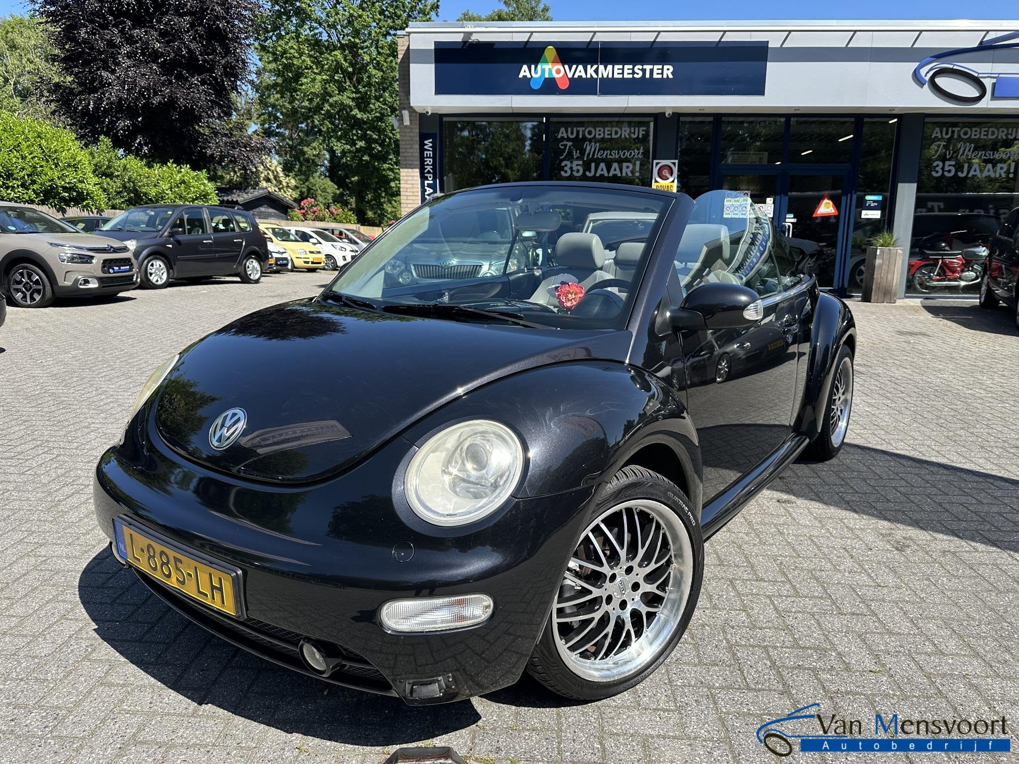 Volkswagen New Beetle Cabriolet 1.8 5V Turbo Highline Uniek!, Auto's, Voorwielaandrijving, 1345 kg, Gebruikt, Beetle (Kever)