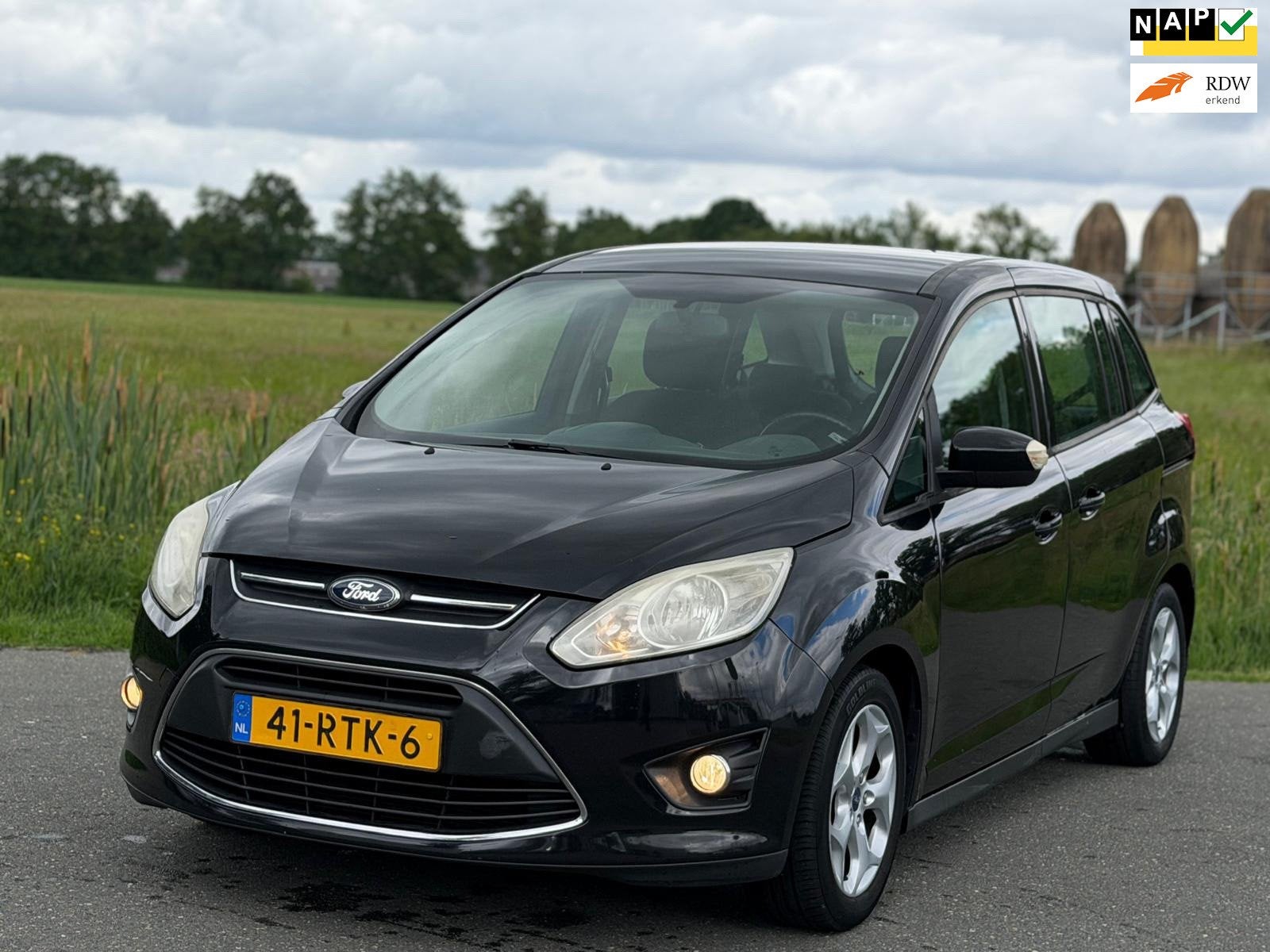 Ford Grand C-Max 1.6 Trend 7p. | Nap | Airco | 7pers, Auto's, 125 pk, Gebruikt, 750 kg, 4 cilinders