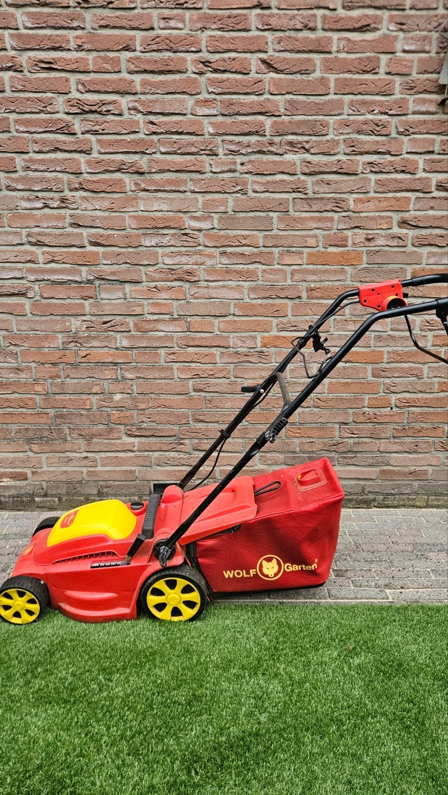 Wolf-Garten A 340 E Elektrische Grasmaaier, Tuin en Terras, Grasmaaiers, Gebruikt, Elektrische grasmaaier, 30 t/m 39 cm, Cirkelmaaier