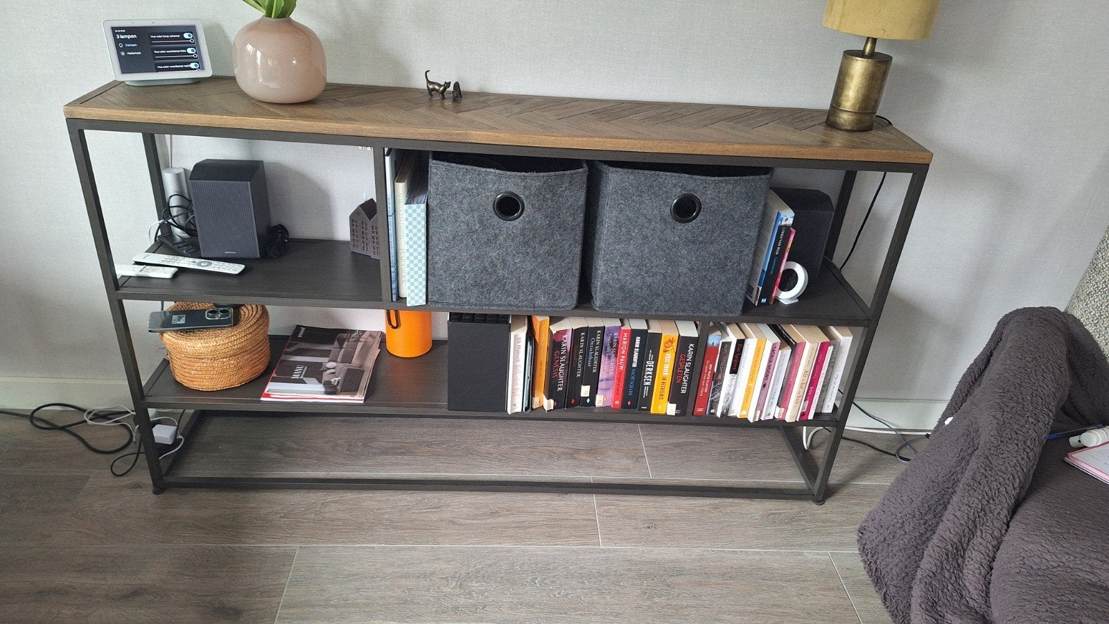 Te koop open kast, Huis en Inrichting, Tafels | Sidetables, Ophalen of Verzenden, Zo goed als nieuw, 25 tot 50 cm, Rechthoekig