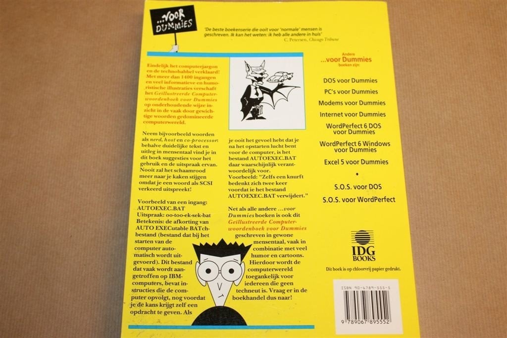 Computerwoordenboek voor Dummies —Vintage Geïllustreerd 1994, Ophalen of Verzenden, Gelezen, Internet of Webdesign