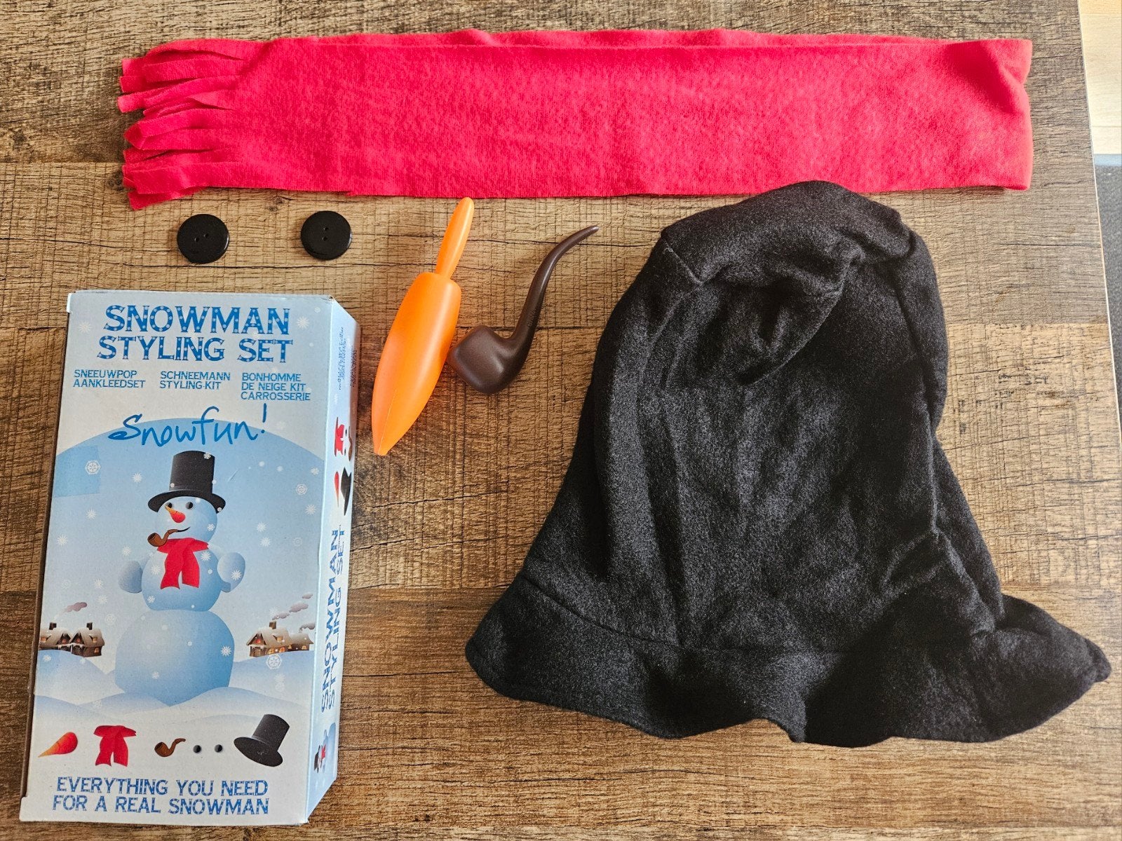 SNEEUWMAN STYLING SET, Ophalen of Verzenden, Zo goed als nieuw