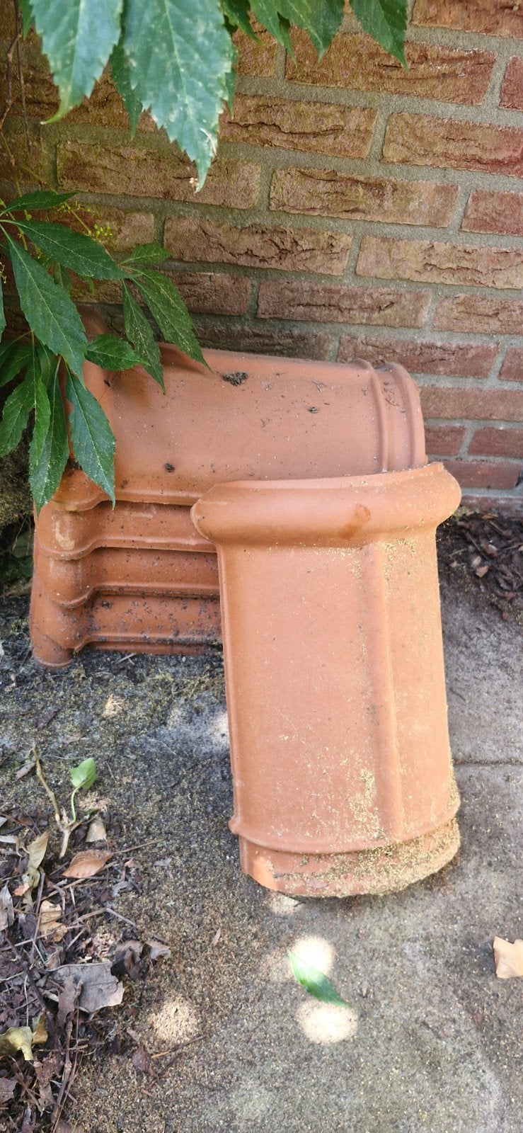 nokvorsten rood, Doe-het-zelf en Verbouw, Steen of Klei, Nieuw, Ophalen of Verzenden, 15 m² of meer