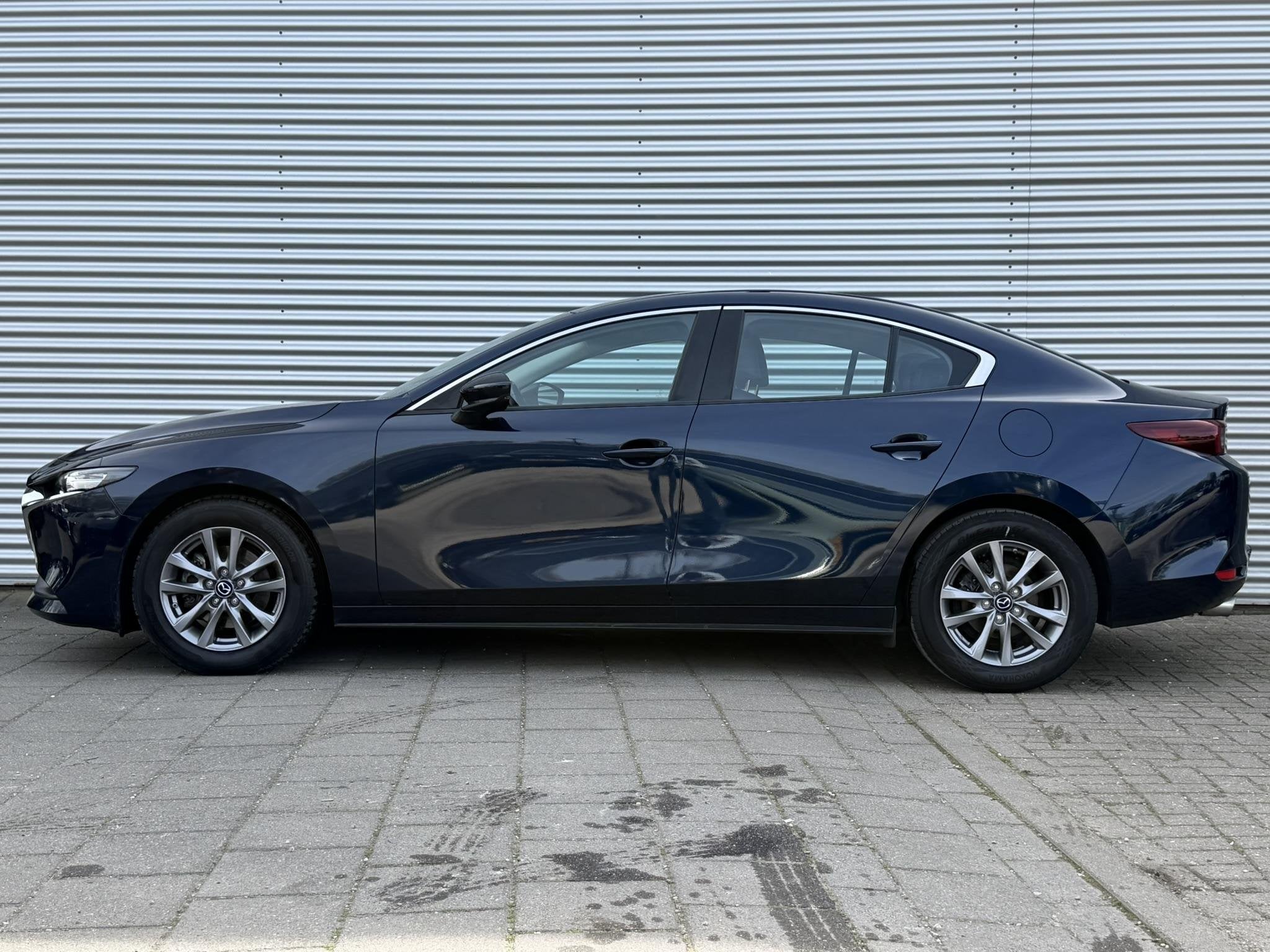 Mazda 3 2.0 e-SkyActiv-G M Hybrid 122 Comfort | Trekhaak | C, Auto's, Mazda, 1998 cc, Gebruikt, Blauw, 122 pk