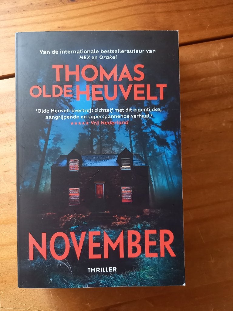 November - Thomas Olde Heuvelt, Boeken, Ophalen of Verzenden, Gelezen, Thomas Olde Heuvelt