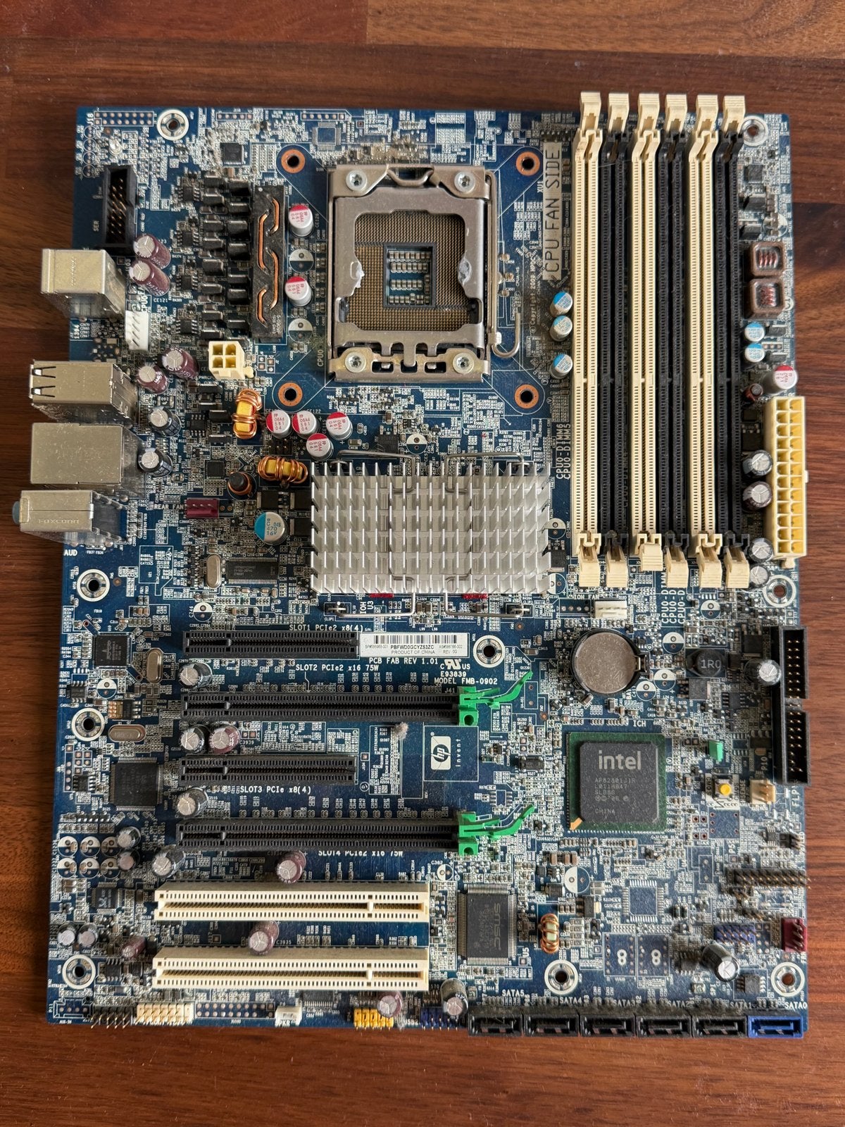 HP Moederbord met Intel Chipset en DDR3 Geheugen, Ophalen of Verzenden, Gebruikt, Intel, DDR3