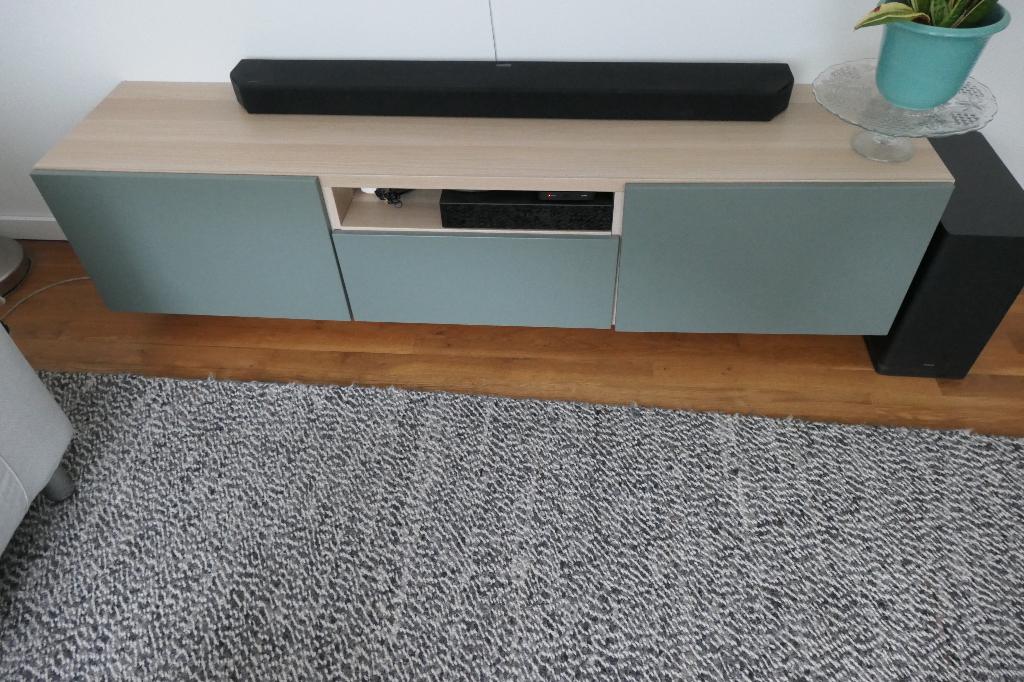 Bästa TV meubel, Huis en Inrichting, Kasten | Televisiemeubels, Ophalen, Overige materialen, 150 tot 200 cm, Zo goed als nieuw