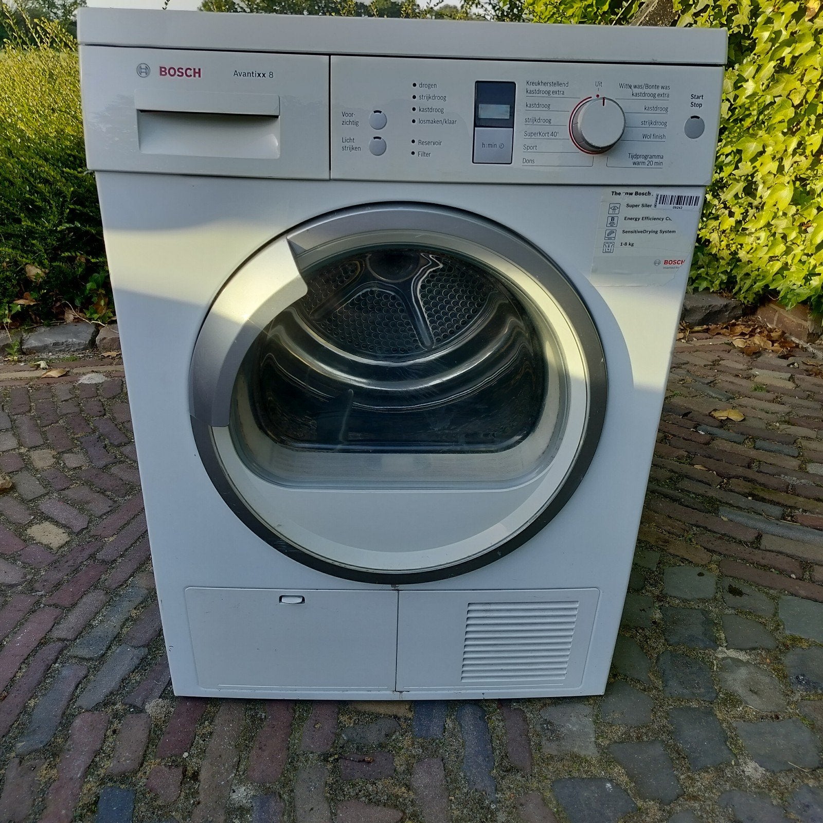Bosch Condensdroger WTE86321NL - 8kg, Witgoed en Apparatuur, 6 tot 8 kg, Gebruikt, Anti-kreukfase, Ophalen of Verzenden