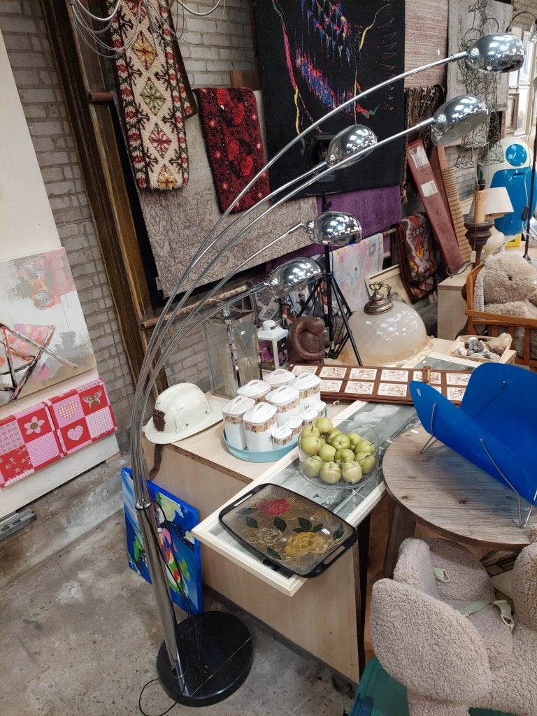 Fraaie designlamp, Ophalen, Metaal, Minder dan 100 cm