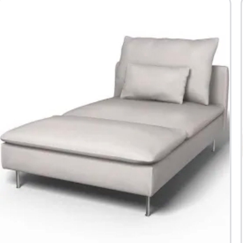 Ikea Söderhamn Recamiere Chaiselongue Grijs, Ophalen, Gebruikt, Eenpersoons, 100 tot 125 cm