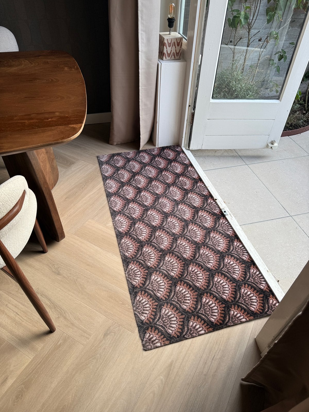 Kwantum deurmat Orion Antraciet, 100 tot 150 cm, Zo goed als nieuw, Rechthoekig, 50 tot 100 cm