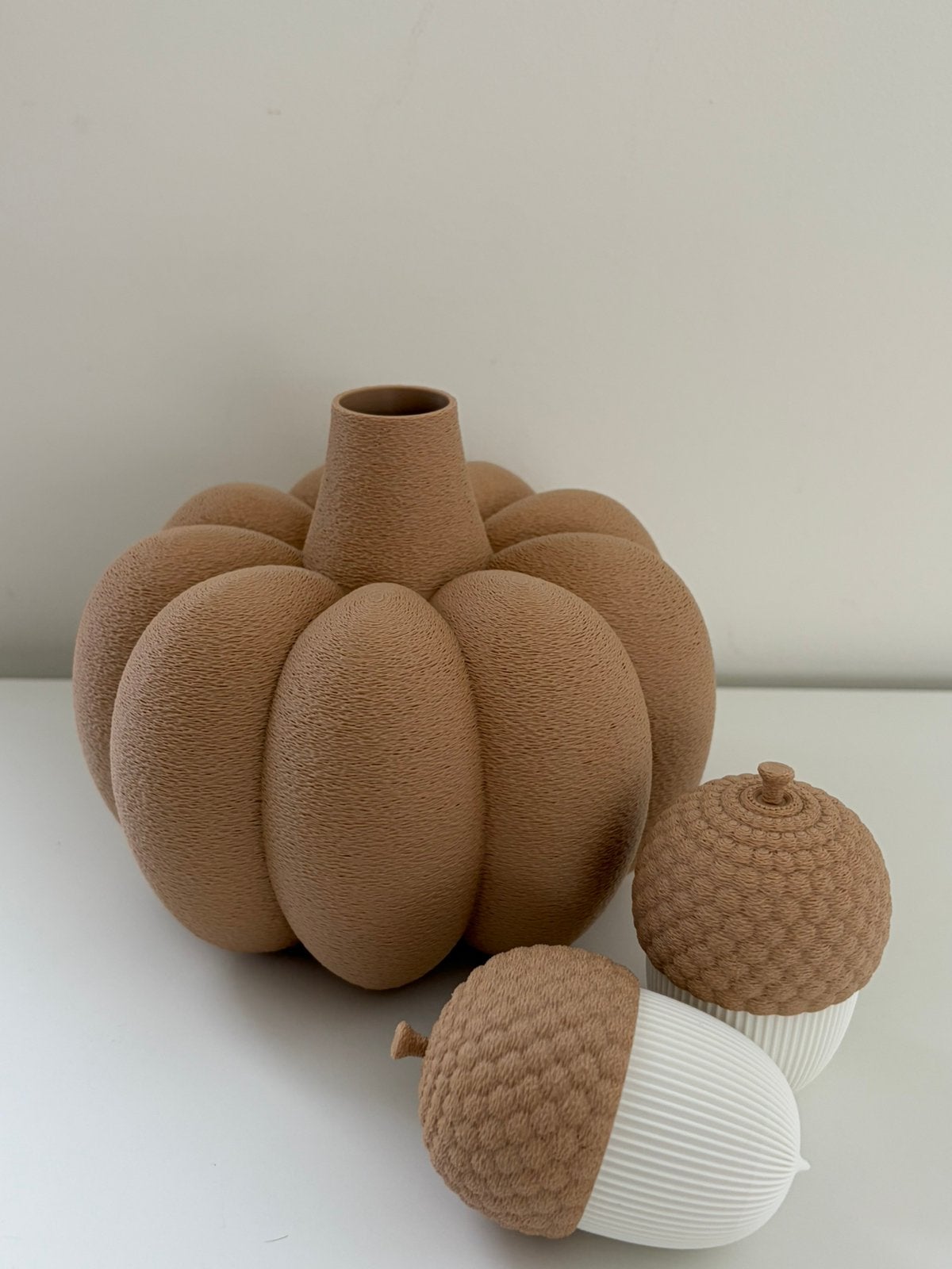 Herfst pompoen setje 3D print, Ophalen of Verzenden, Nieuw