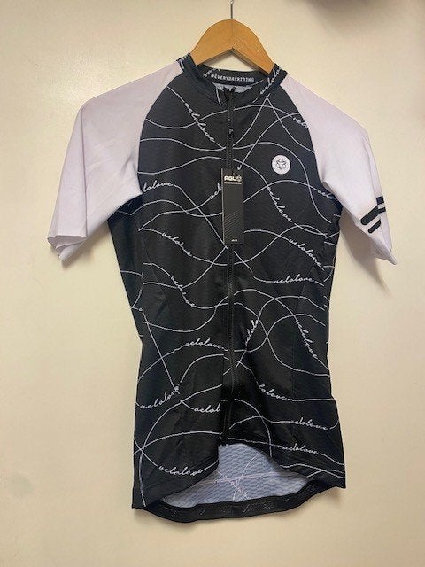 Dames fietsshirt agu velo wave Nieuw! M, Fietsen en Brommers, Fietsaccessoires | Fietskleding, M, Nieuw, Ophalen of Verzenden