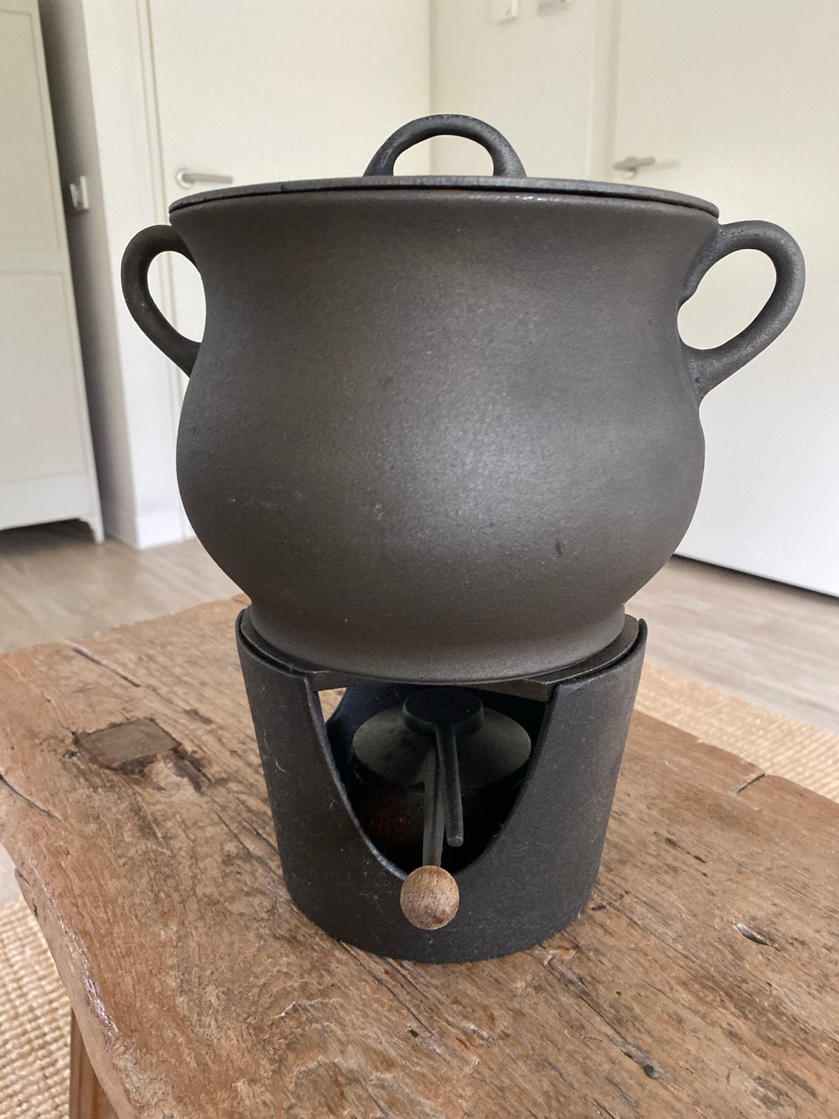 Vintage Copco fonduepan, gietijzer, Deens design, Ophalen of Verzenden