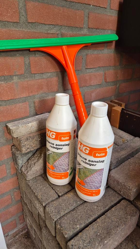 HG Groene Aanslag Reiniger - 2 flessen van 1 liter, Ophalen, Nieuw