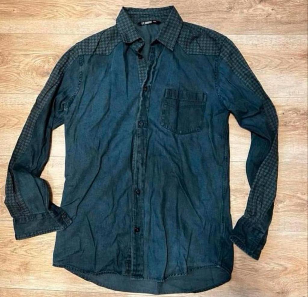 Lee cooper heren overhemd maatL,,NIEUW, Ophalen of Verzenden, Zo goed als nieuw, Blauw, Halswijdte 41/42 (L)