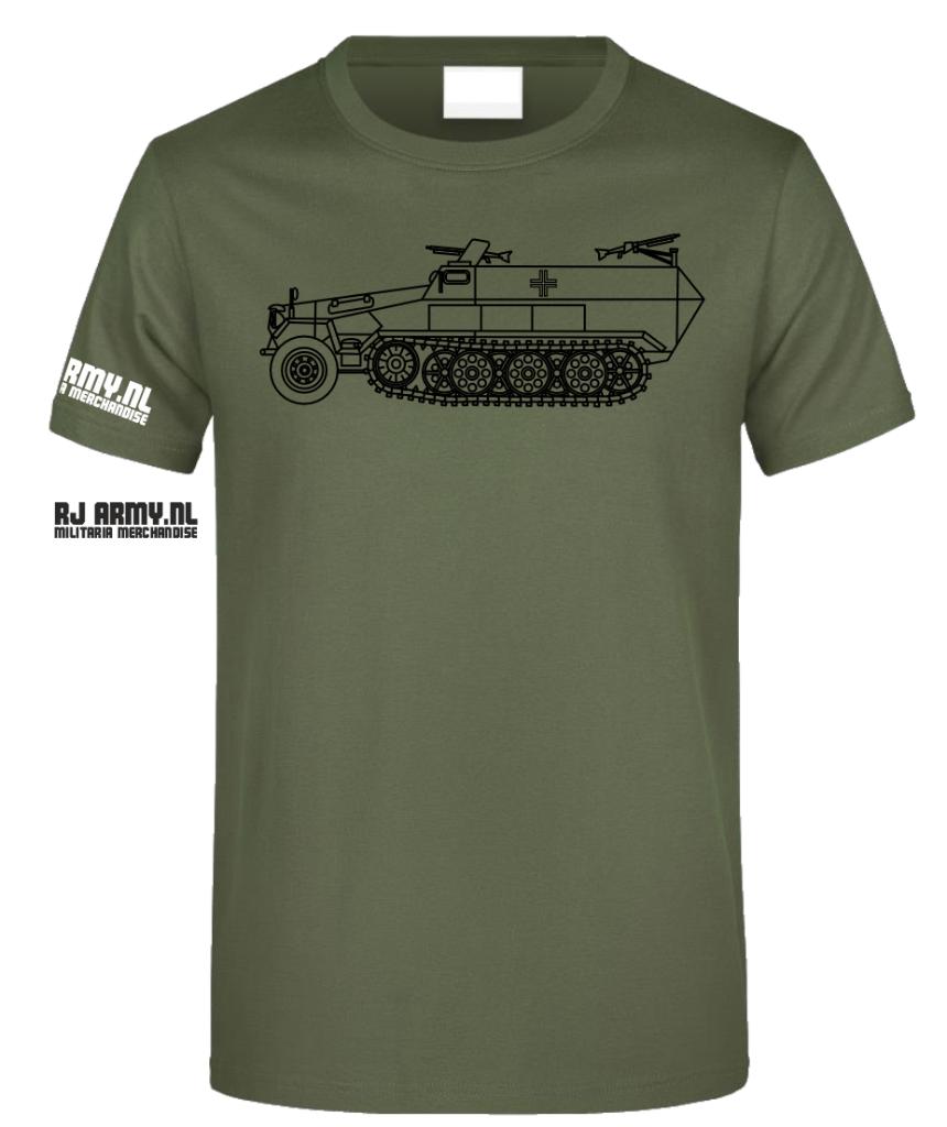 ww2 german Halftrack Sd.Kfz.251-1 Ausf zwart, Ophalen of Verzenden, Overige soorten, Overige gebieden, Kleding of Schoenen
