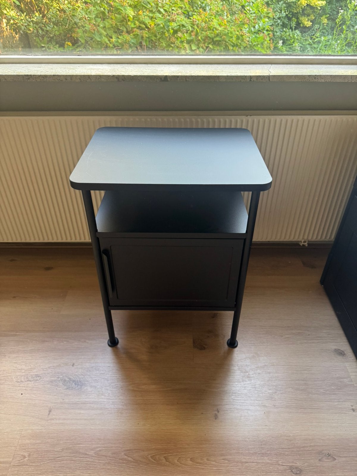 Ikea nachtkastje/ zwart GRÅFJÄLLET, Ophalen, Zo goed als nieuw, Minder dan 45 cm, Minder dan 55 cm