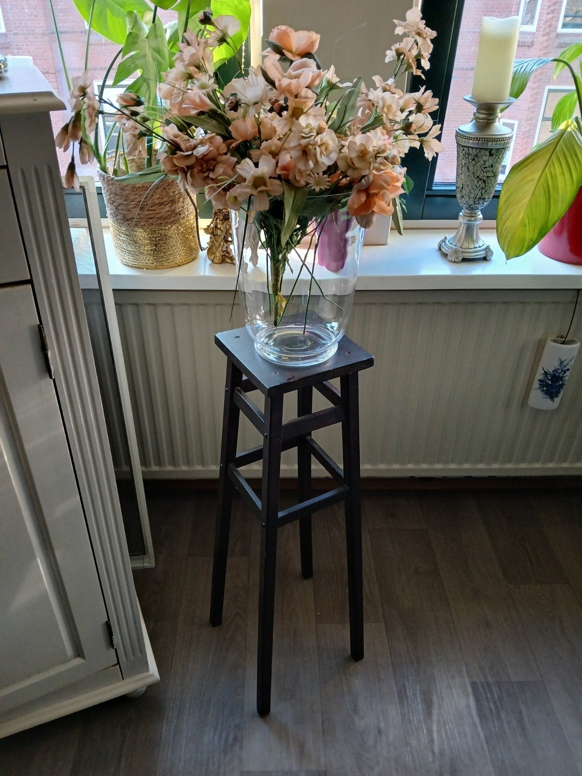 Plantentafeltje, Huis en Inrichting, Tafels | Bijzettafels, Ophalen, Rechthoekig, 75 cm of meer, 60 cm of meer