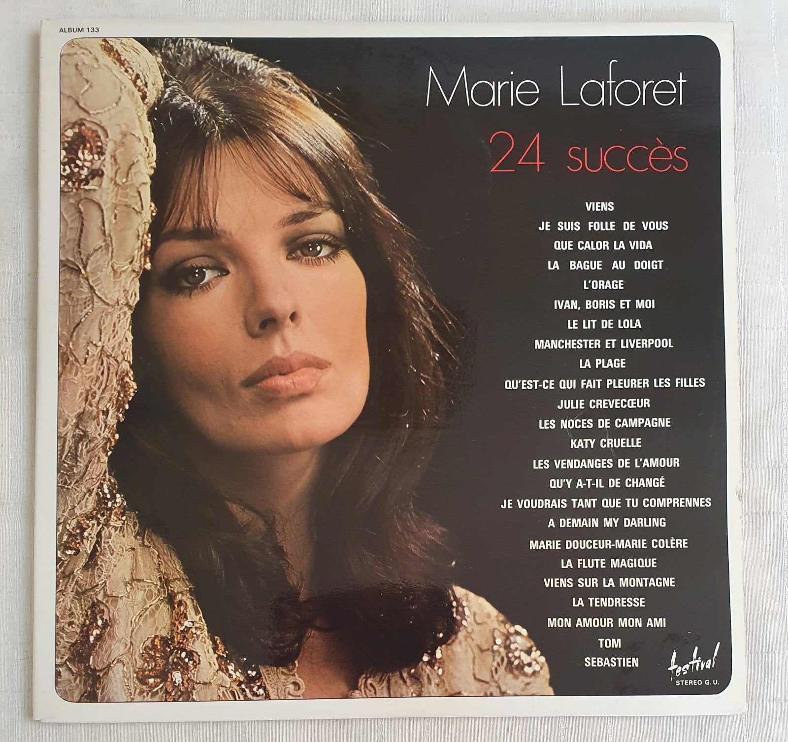 2LP Marie Laforet - 24 succès - ALBUM 133 - 1974, Verzenden, Zo goed als nieuw, 12 inch, Dubbel-LP