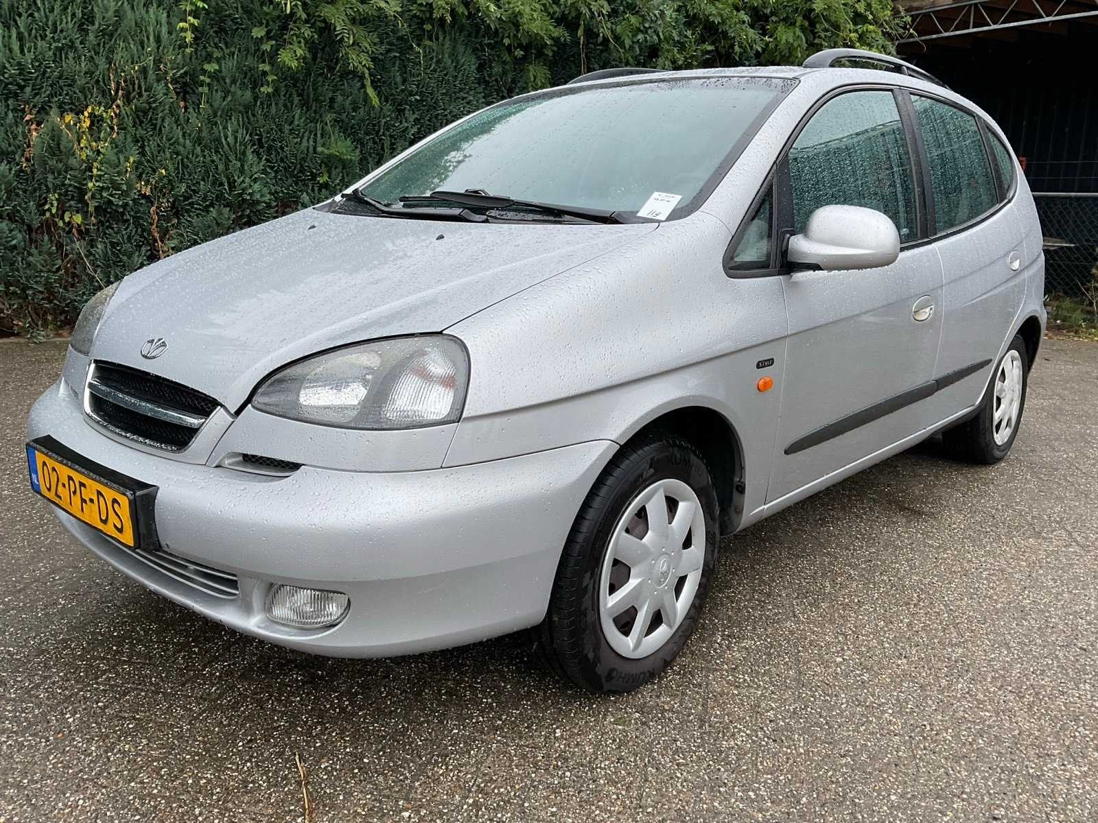 2004 Daewoo Tacuma 1.6-16V Style Personenauto, Auto's, Daewoo, Voorwielaandrijving, Gebruikt, Origineel Nederlands, Handgeschakeld