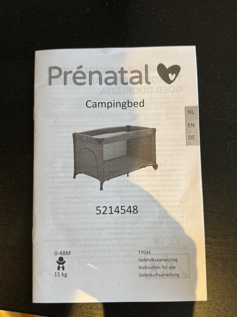 Campingbedje, Kinderen en Baby's, Babywiegjes en Ledikanten, Ophalen, Zo goed als nieuw, Reisbedje
