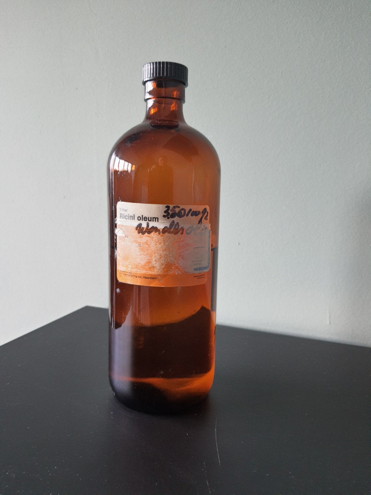 oude apothekers fles 26cm hoog, Ophalen