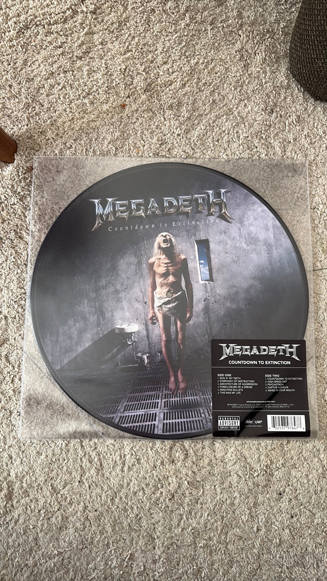 Megadeth - Countdown to Extinction lp picture disc, Cd's en Dvd's, Ophalen of Verzenden, Nieuw in verpakking