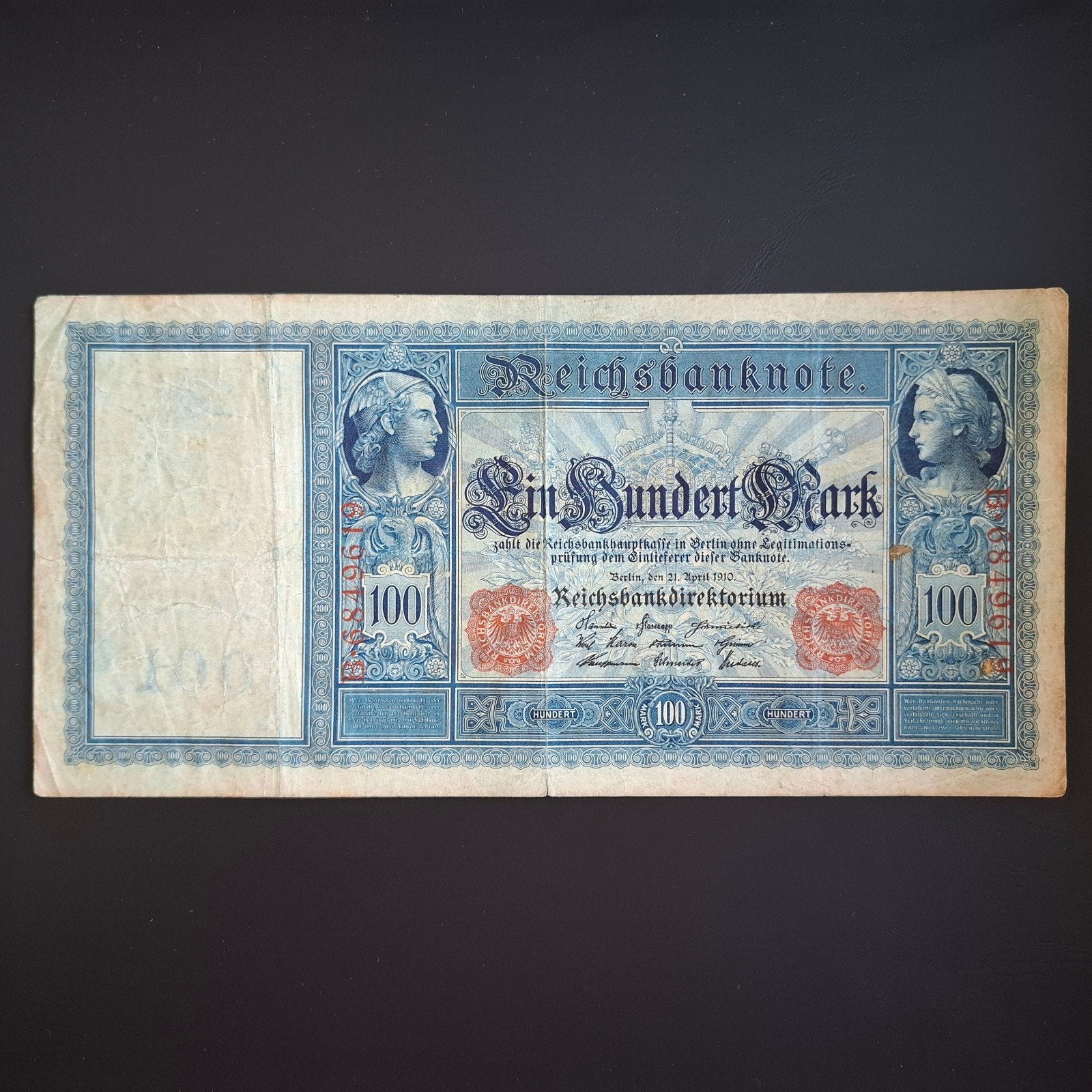 100 mark Duitsland #061, Verzenden, Duitsland, Los biljet