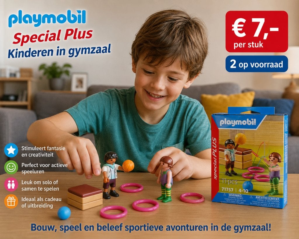 Playmobil Special Plus Kinderen in gymzaal, Gebouw, Nieuw, Special plus, Complete set