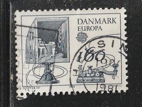 Verenigd Europa 1979 - Denemarken - Morsesleutel, Ophalen, Gestempeld, Overige thema's