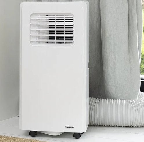 Tristar 7000 BTU Mobiele Airco + inclusief afstandsbediening, Minder dan 60 m³, 3 snelheden of meer, Ophalen of Verzenden, Zo goed als nieuw