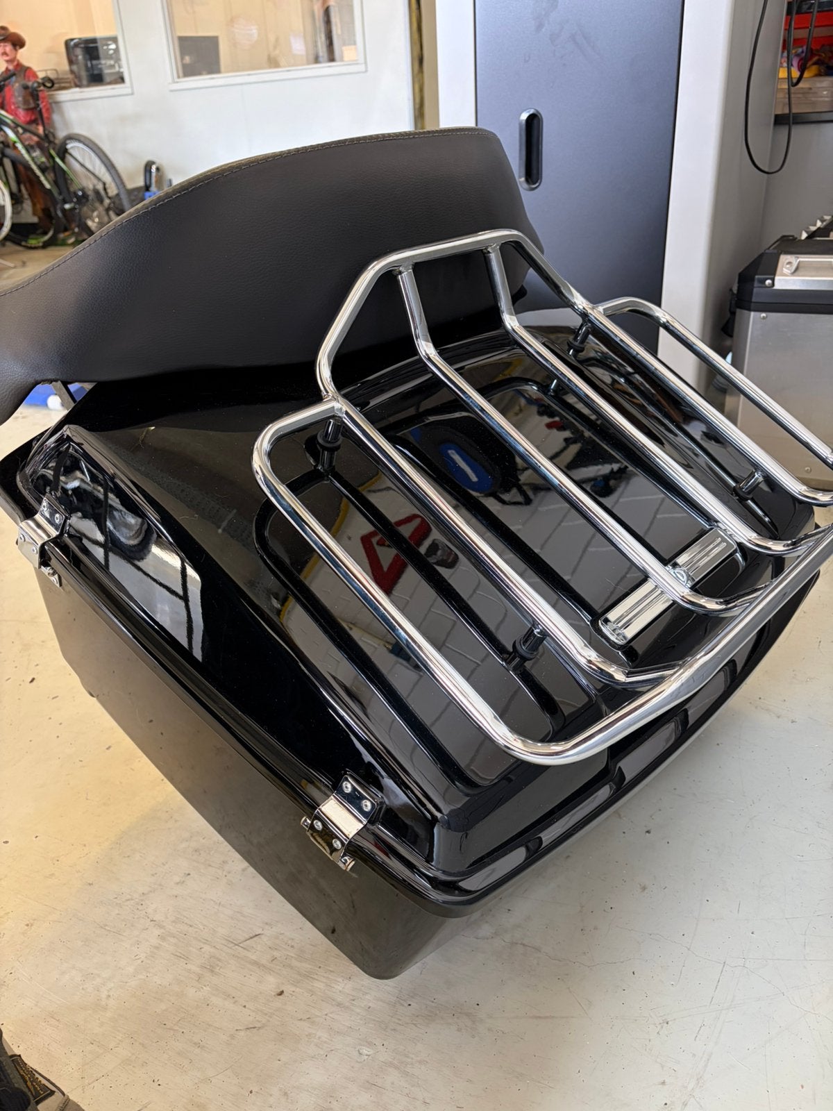 Topkoffer quick release harley davidson switchback, Auto diversen, Dakkoffers, Zo goed als nieuw, Ophalen