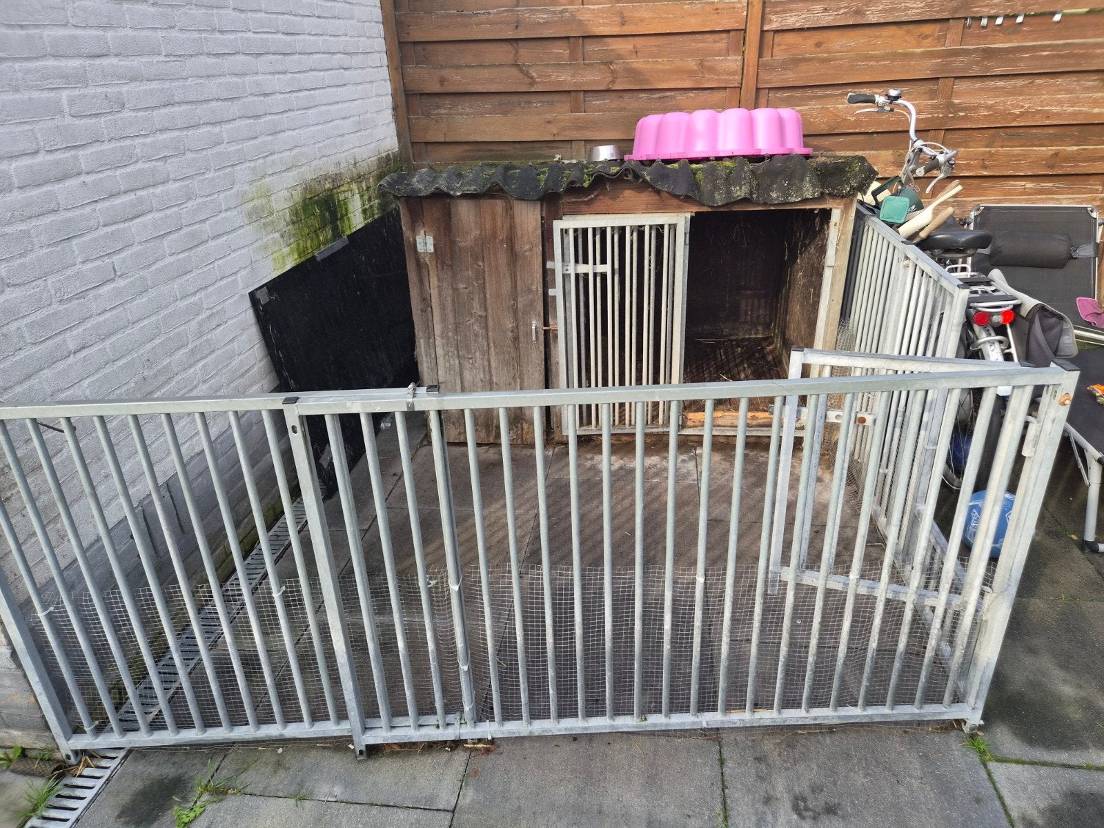 honden kennel te koop, Ophalen, Gebruikt, 110 cm of meer, 100 cm of meer