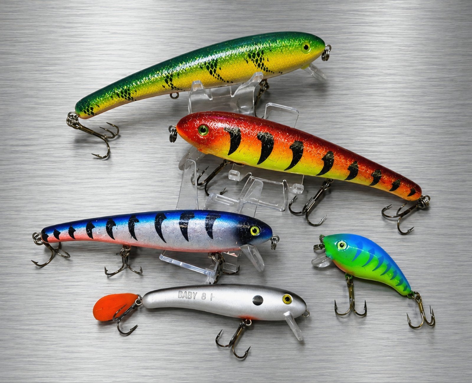 5x Manns pluggen + 2 Fluorocarbon onderlijnen erbij, Ophalen of Verzenden, Zo goed als nieuw, Overige typen