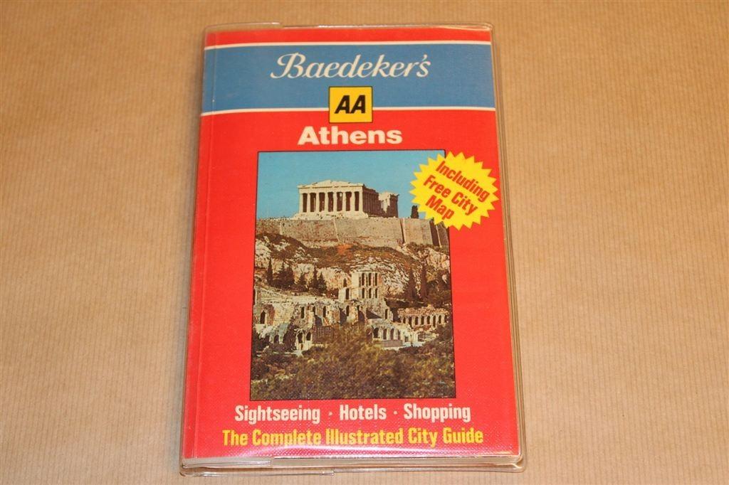 Baedeker’s AA Athene [1985] — Vintage Reisgids, Europa, Ophalen of Verzenden, Reisgids of -boek, Gelezen