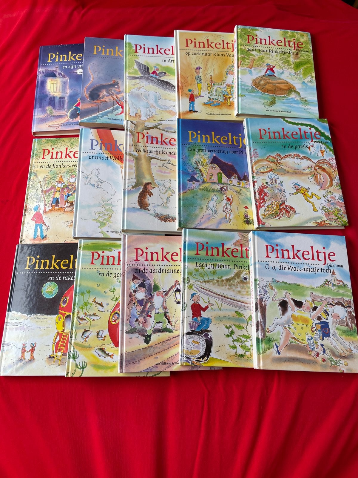 Pinkeltje boeken Dick Laan - 30-delige set, veel ongelezen, Boeken, Ophalen of Verzenden, Zo goed als nieuw, Sprookjes
