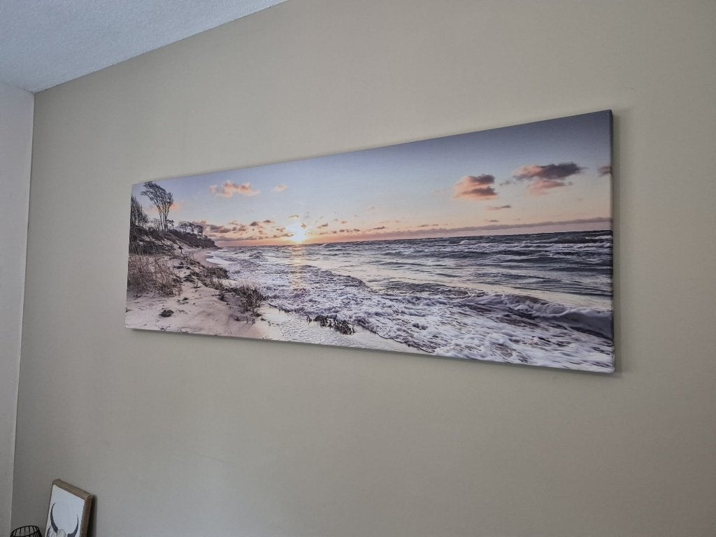 Canvas, Antiek en Kunst, Ophalen, Papier/karton, Landschap