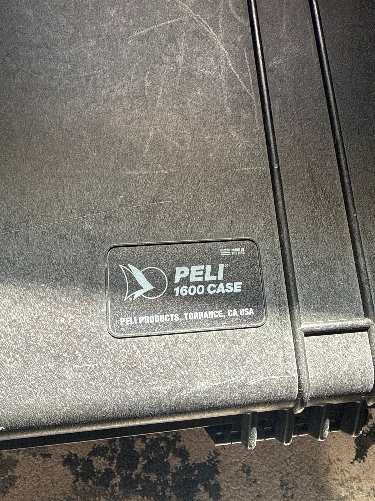 Peli 1600 Case - Robuuste beschermkoffer, Ophalen, Gebruikt, 40 tot 60 cm, 50 tot 75 cm