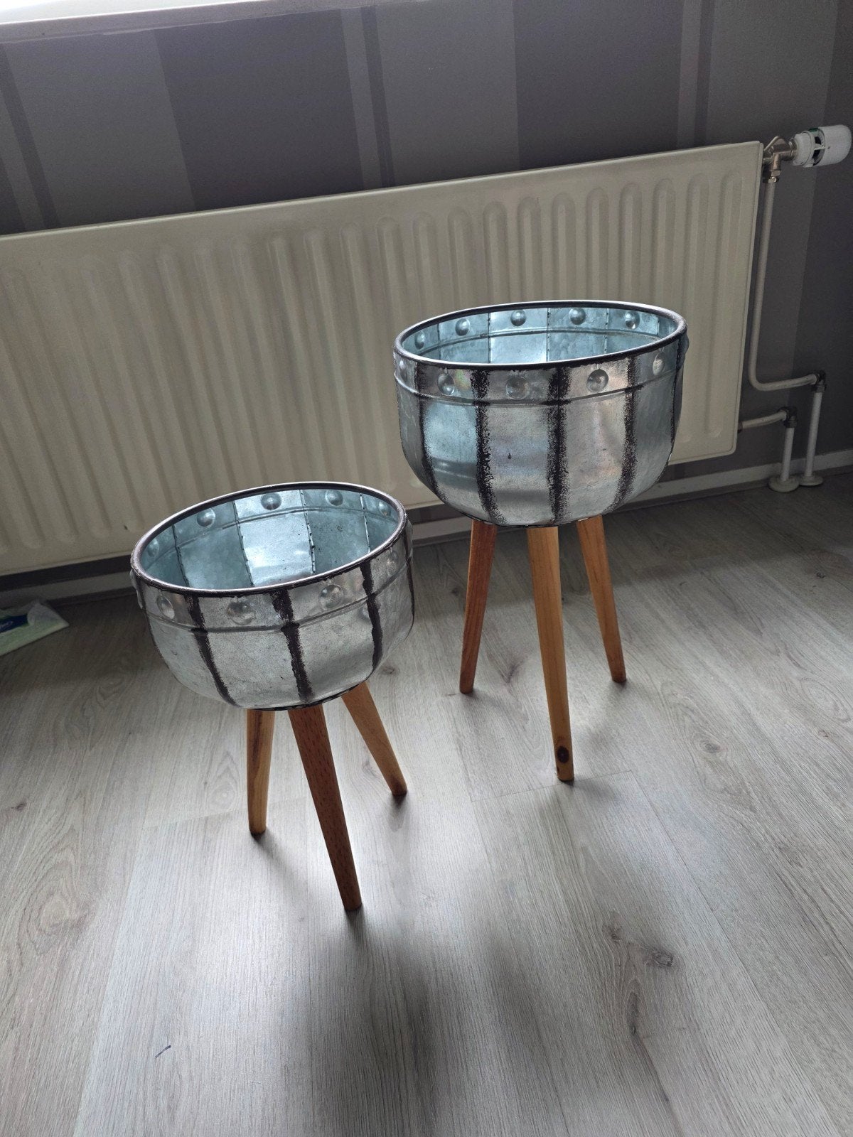 2 plantenbakken, Ophalen, Rond, Overige materialen
