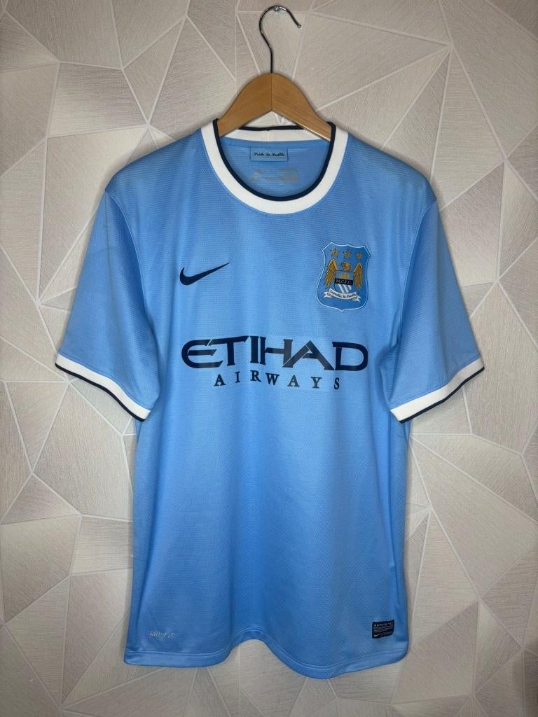 Manchester City FC 2013/2014 Thuis, Maat M, Ophalen of Verzenden, Zo goed als nieuw, Shirt