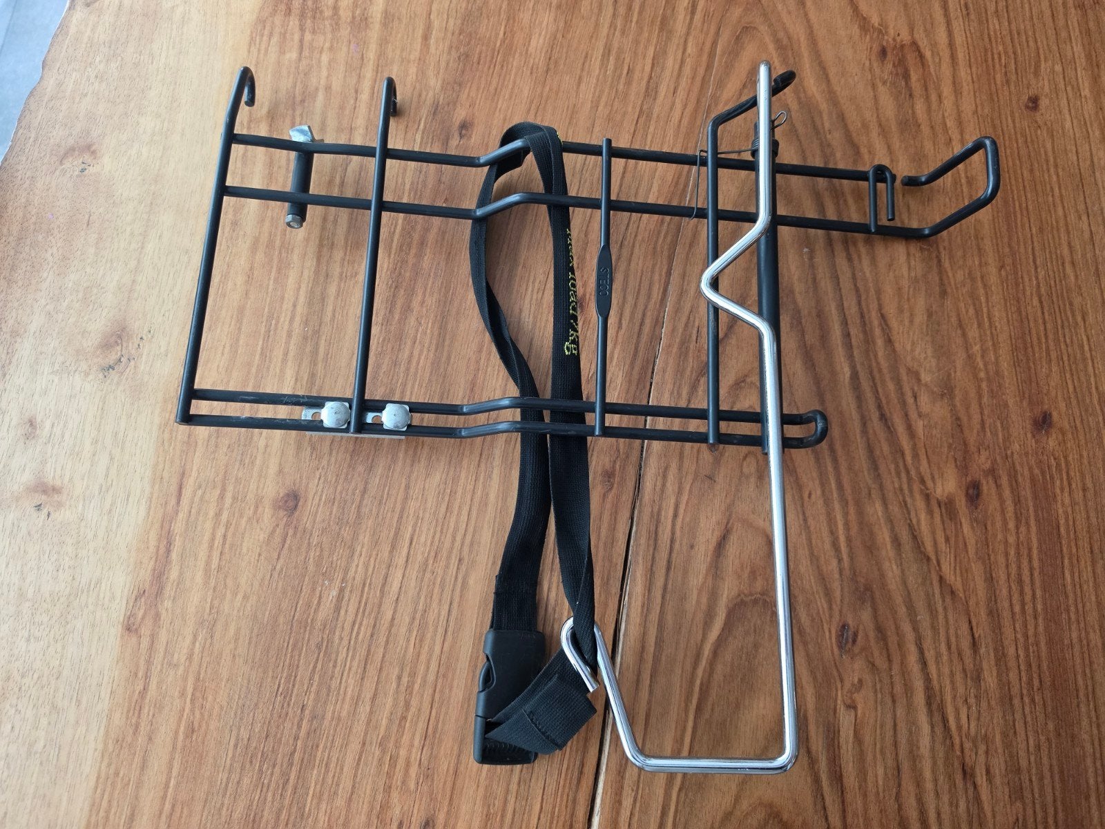 Buggy drager voor op de fiets, Ophalen