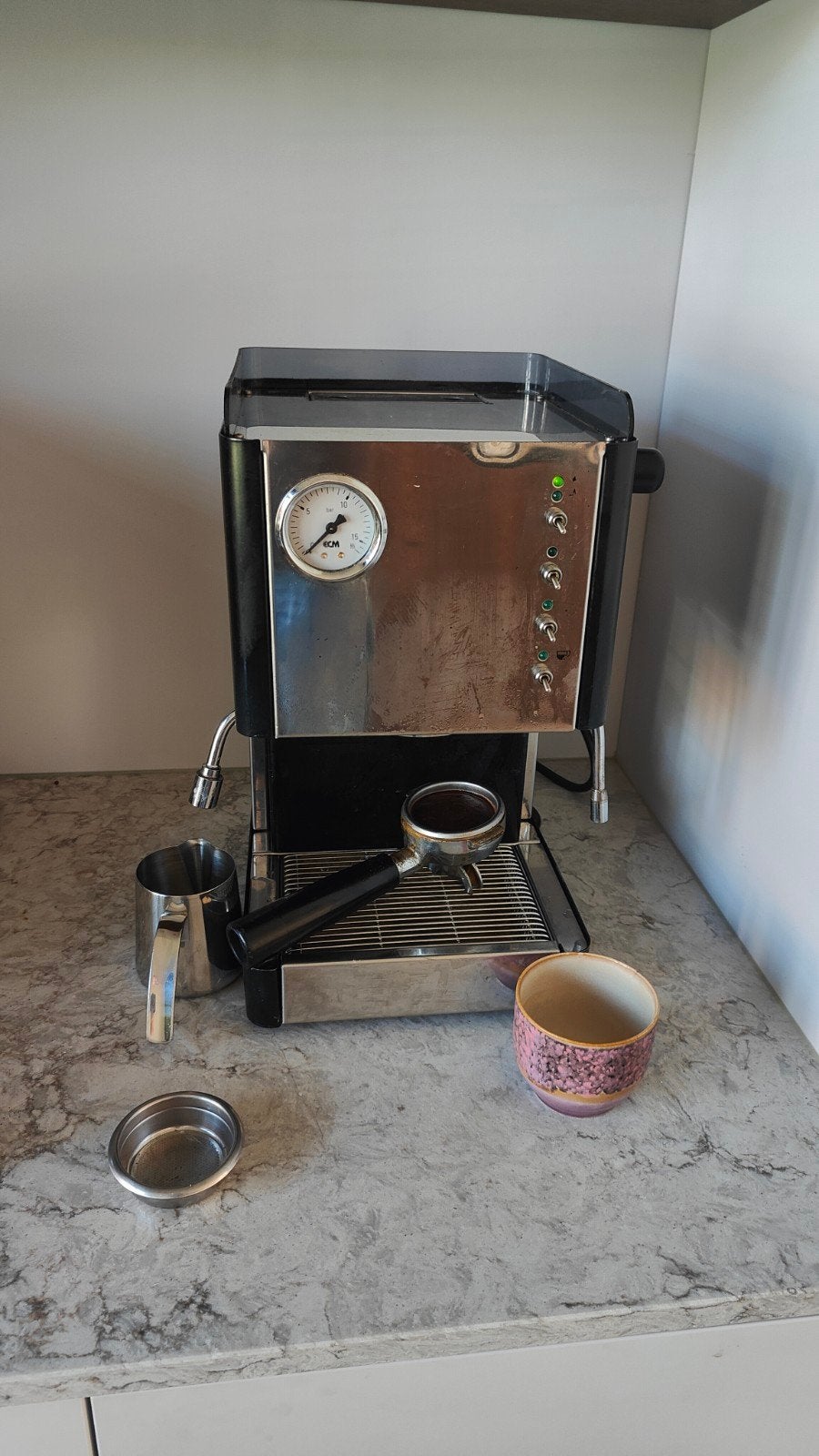 ECM CASA, Witgoed en Apparatuur, Ophalen, Espresso apparaat, Zo goed als nieuw, 2 tot 4 kopjes
