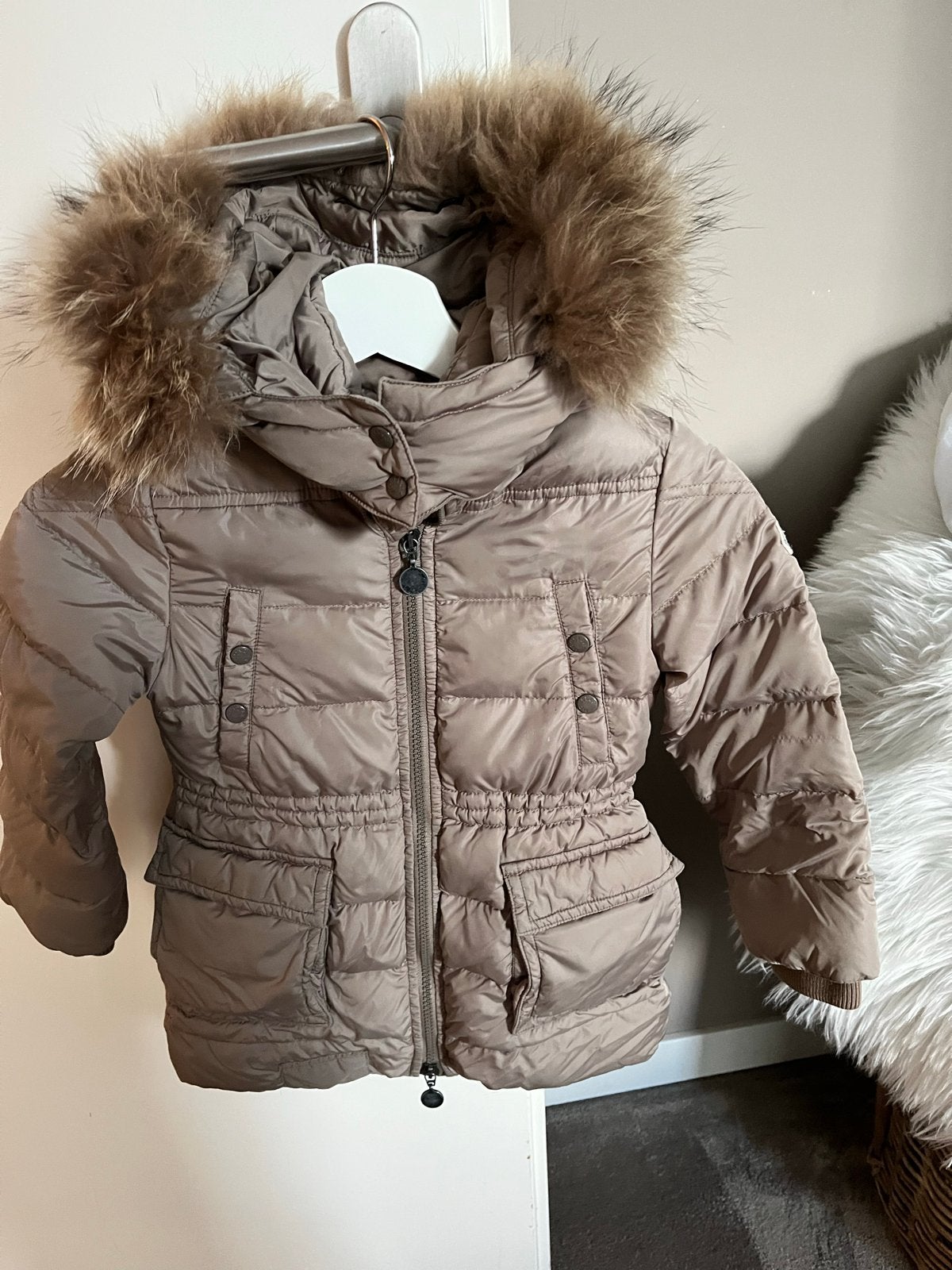 Moncler jas 4 jaar, Ophalen of Verzenden, Gebruikt, Jongen of Meisje