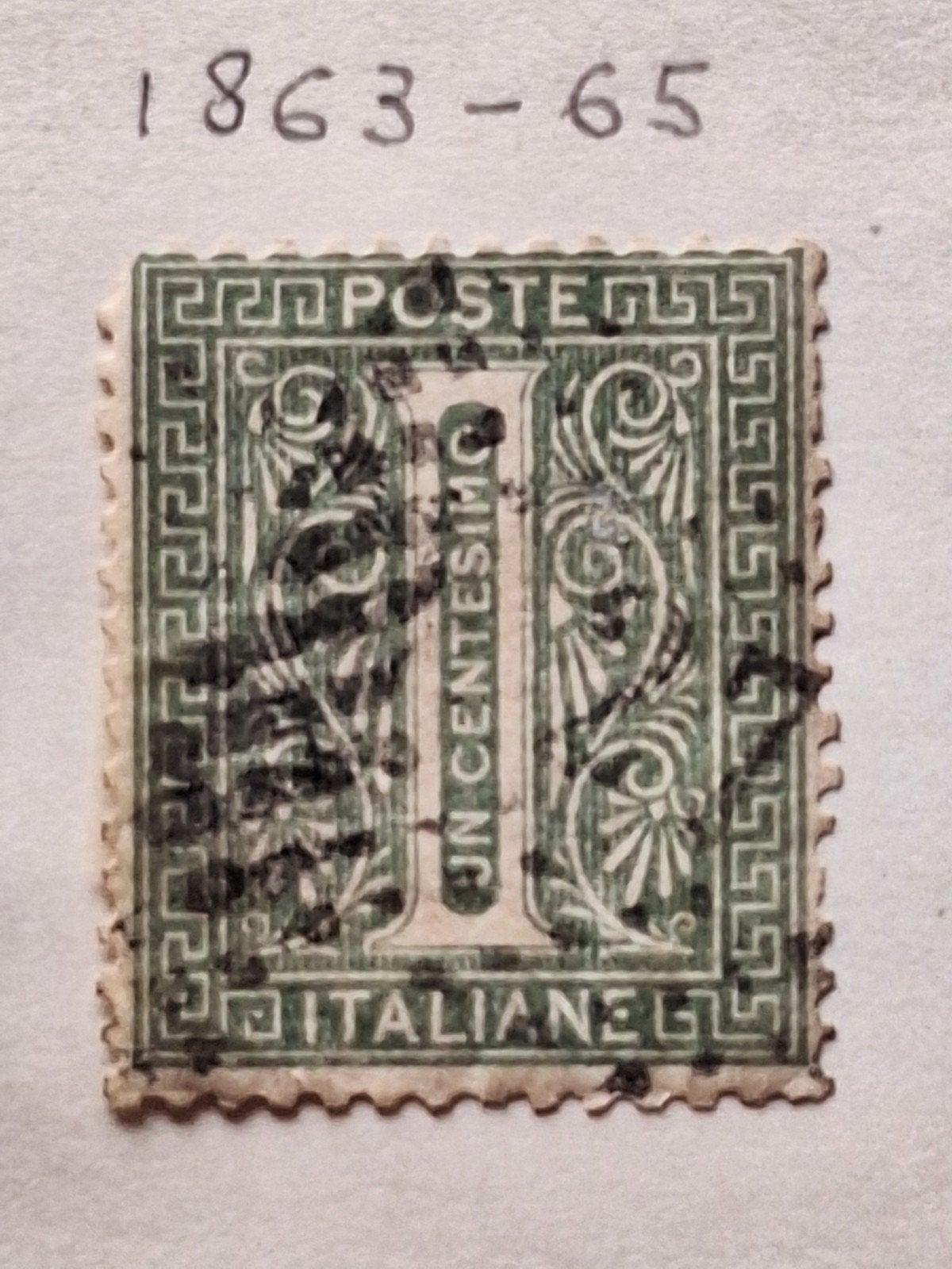 8 gestempelde Italiaanse postzegels 1863-1865 H4, Ophalen of Verzenden