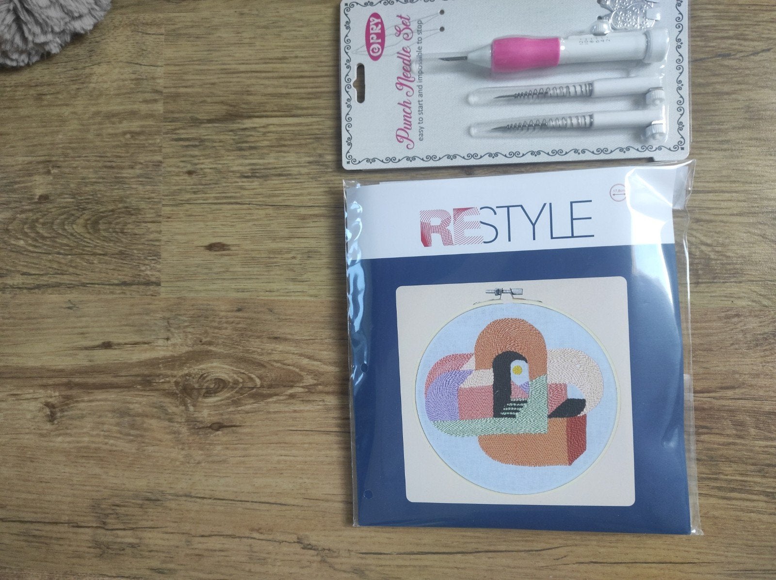 Punch Needle Set & Borduurpakket - Nieuw, Ophalen of Verzenden, Nieuw, Handborduren, Borduurpakket