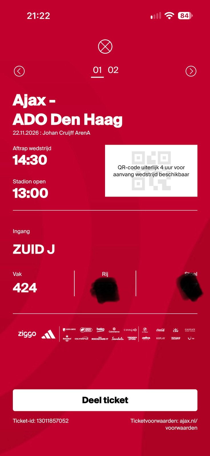 2x Ajax-Ado naast elkaar, Twee personen