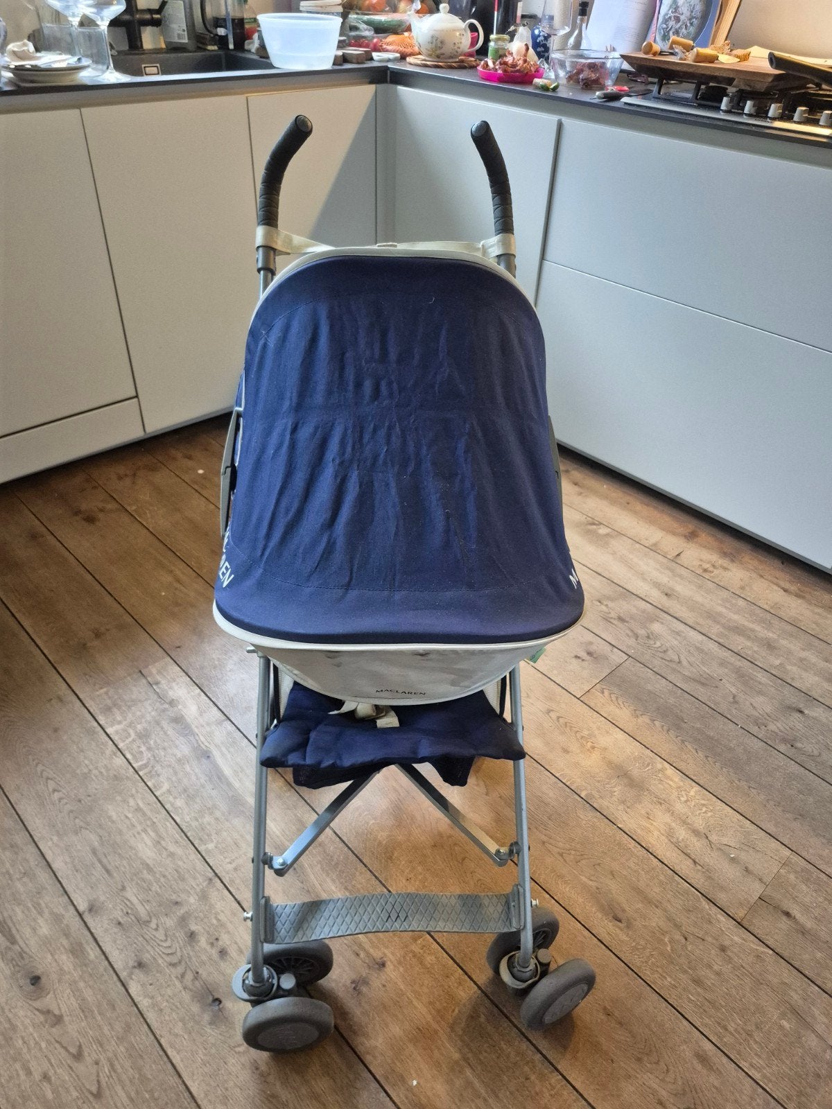 Maclaren Globertrotter Blauw, Ophalen of Verzenden, Gebruikt, Maclaren, Regenhoes