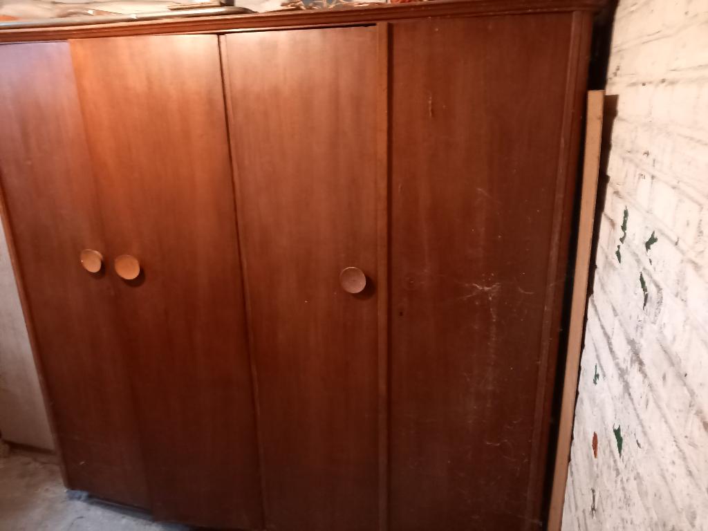 Linnenkast 4 deurs, Huis en Inrichting, Kasten | Kledingkasten, Ophalen, Gebruikt, 150 tot 200 cm, 150 tot 200 cm