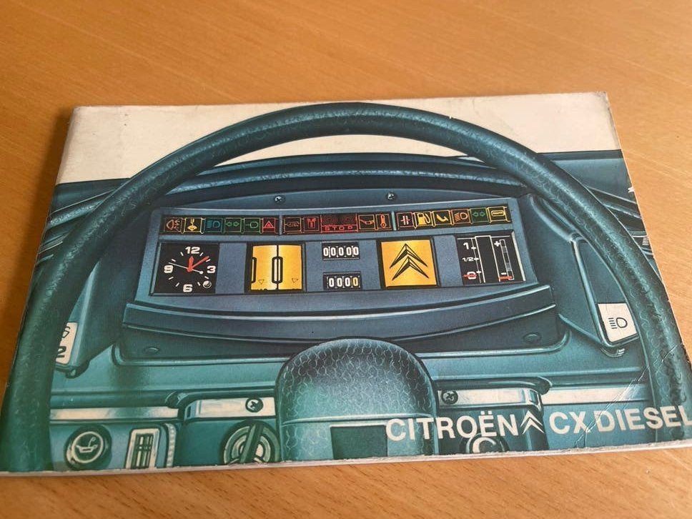 Citroen CX Diesel instructie boekje, Ophalen of Verzenden